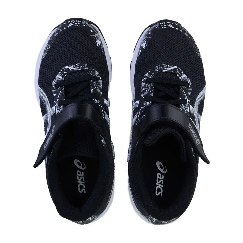 tênis-asics-fantasy-5-ps-infantil-preto-branco