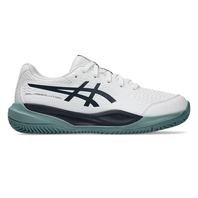 tênis-asics-gel-resolution-x-gs-saibro-infantil-branco-verde