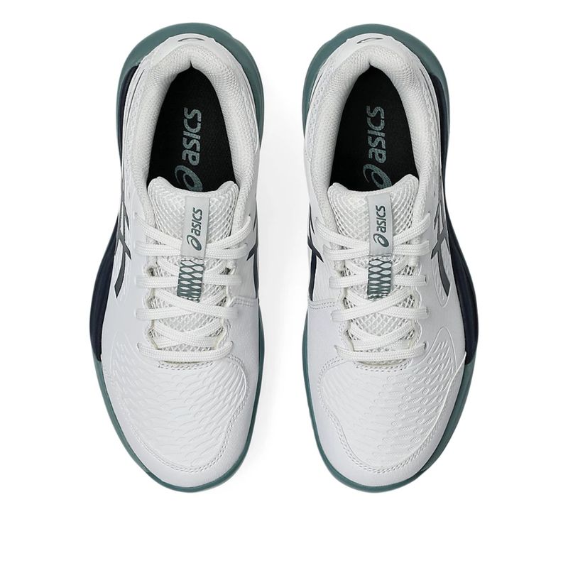tênis-asics-gel-resolution-x-gs-saibro-infantil-branco-verde