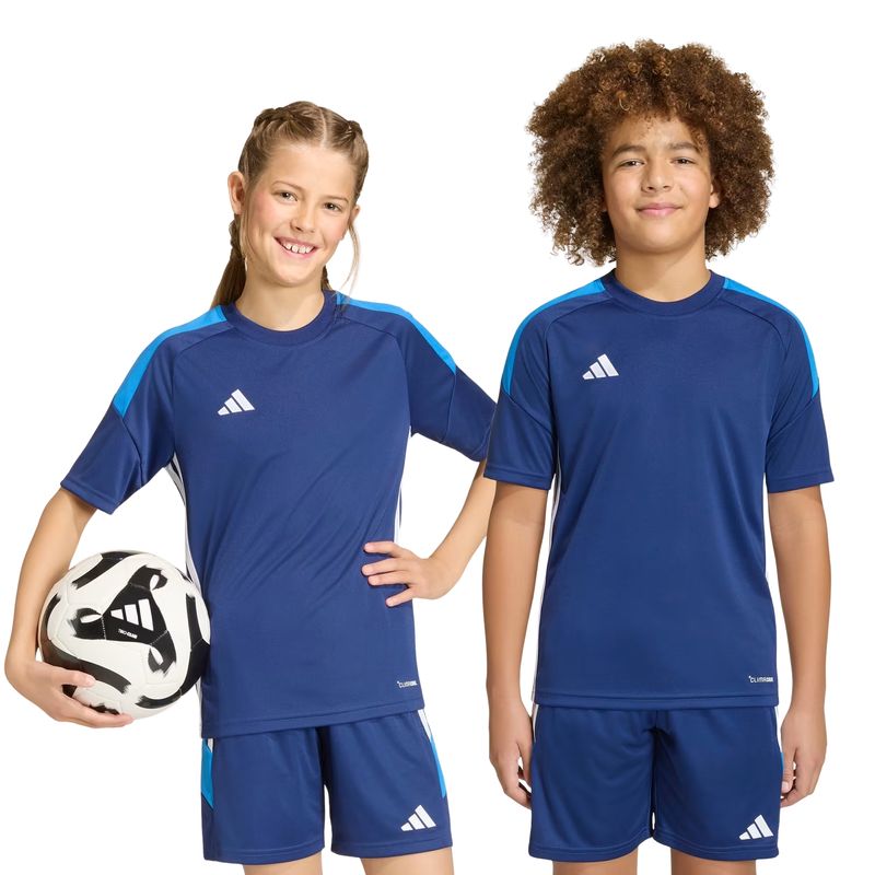 camisa-adidas-tiro-essentials-infantil-azul-escuro