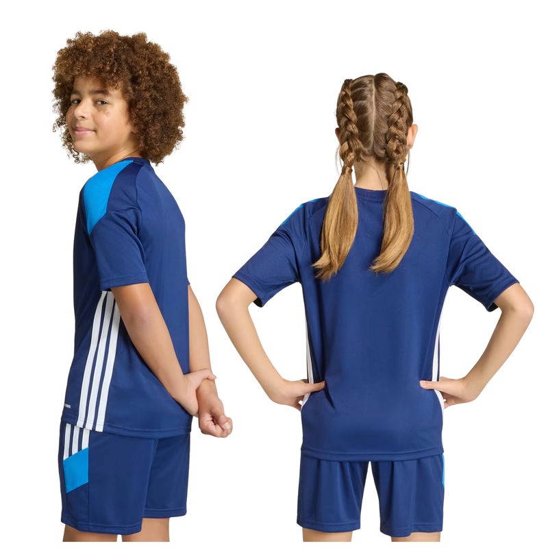 camisa-adidas-tiro-essentials-infantil-azul-escuro