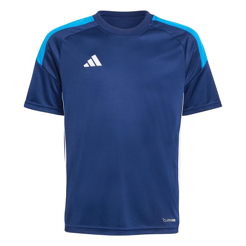 camisa-adidas-tiro-essentials-infantil-azul-escuro