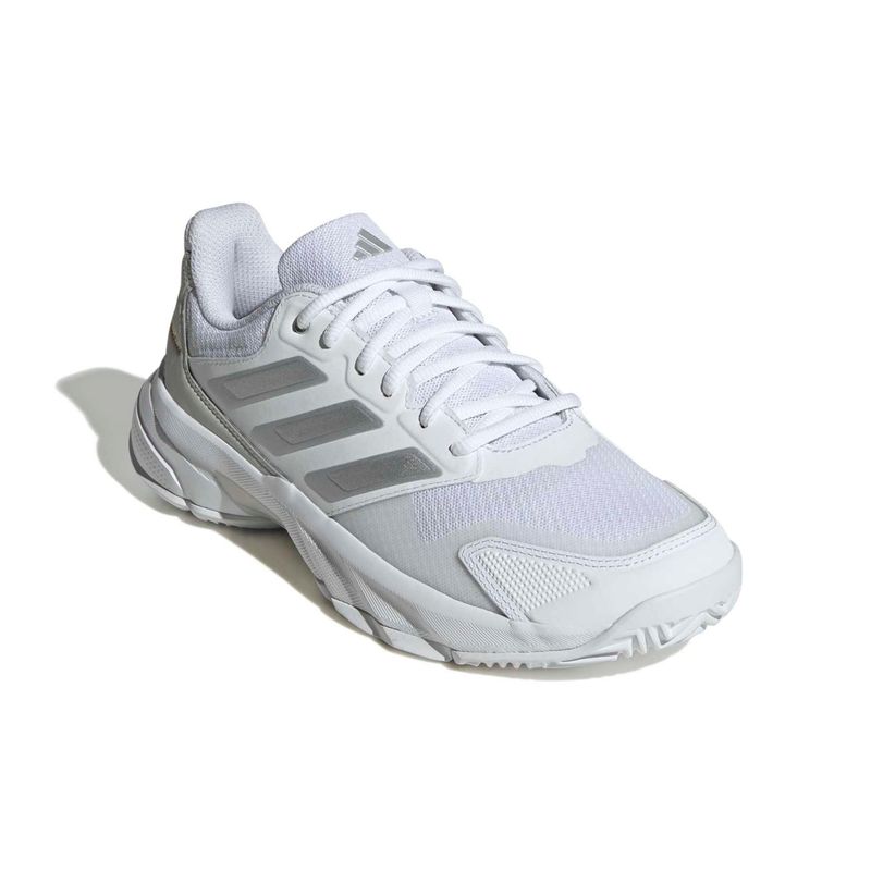 tênis-adidas-courtjam-control-3-quadra-rápida-feminino-branco-prata