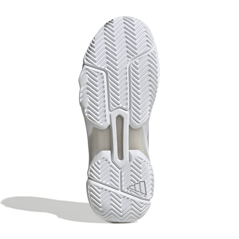 tênis-adidas-courtjam-control-3-quadra-rápida-feminino-branco-prata