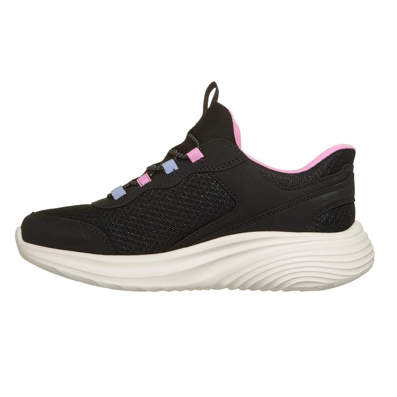 tenis-skechers-bounder-pro-step-one-infantil-preto-rosa