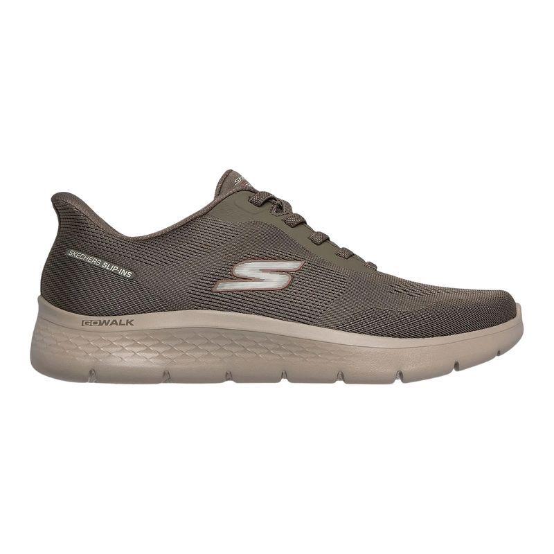 tenis-skechers-go-walk-flex-master-masculino-marrom