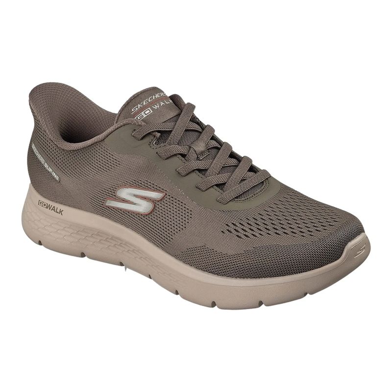 tenis-skechers-go-walk-flex-master-masculino-marrom