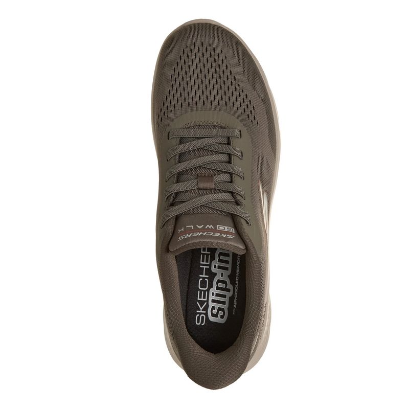 tenis-skechers-go-walk-flex-master-masculino-marrom