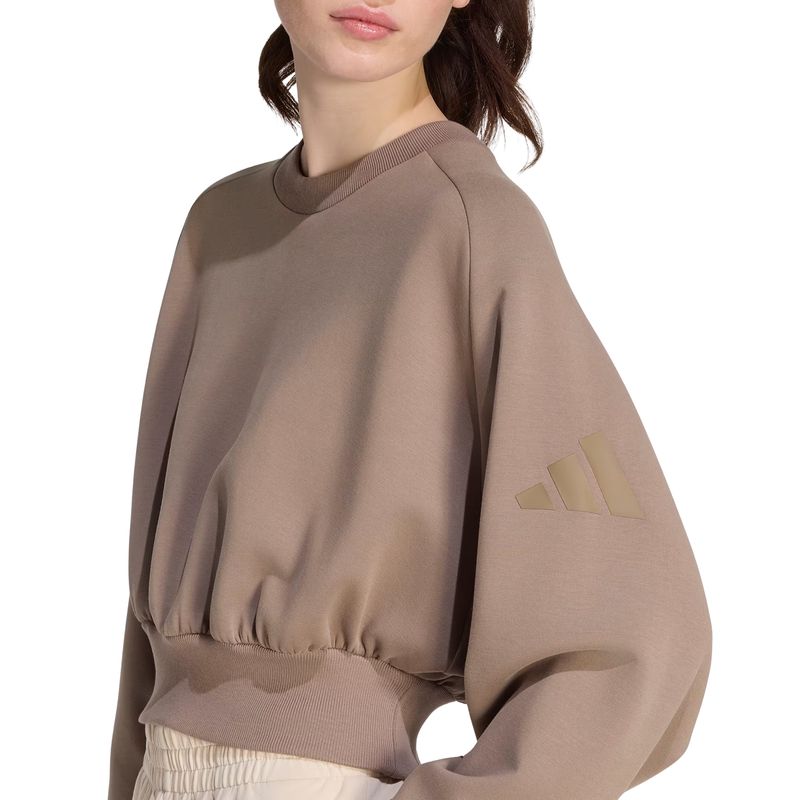 blusao-adidas-soft-lux-loose-feminino-marrom