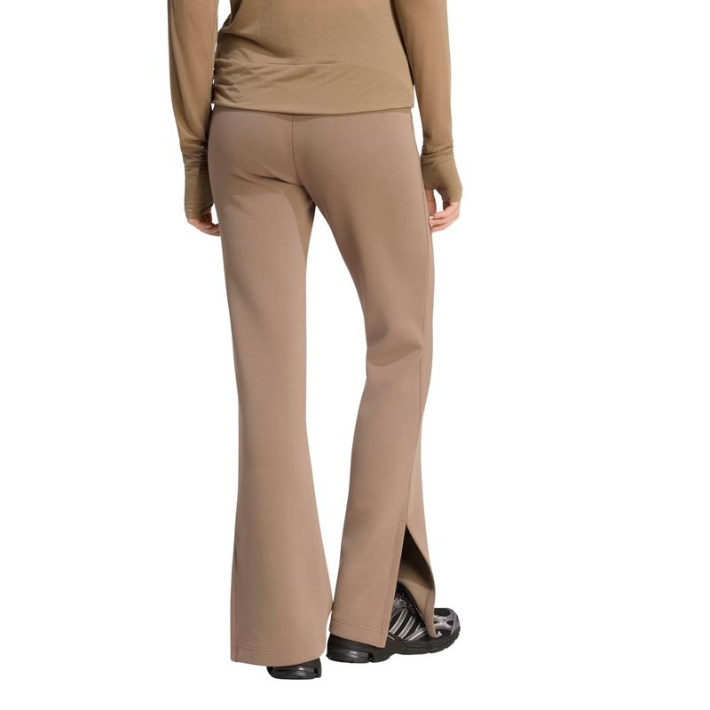 calca-adidas-flare-soft-lux-feminina-marrom
