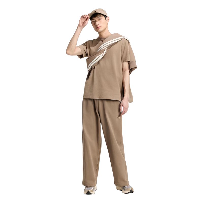 calca-adidas-jogger-small-logo-wide-masculina-marrom