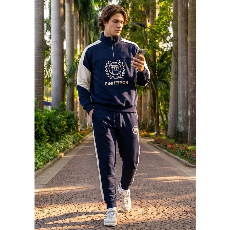 calca-esporte-clube-pinheiros-bicolor-unissex-marinho-off-white