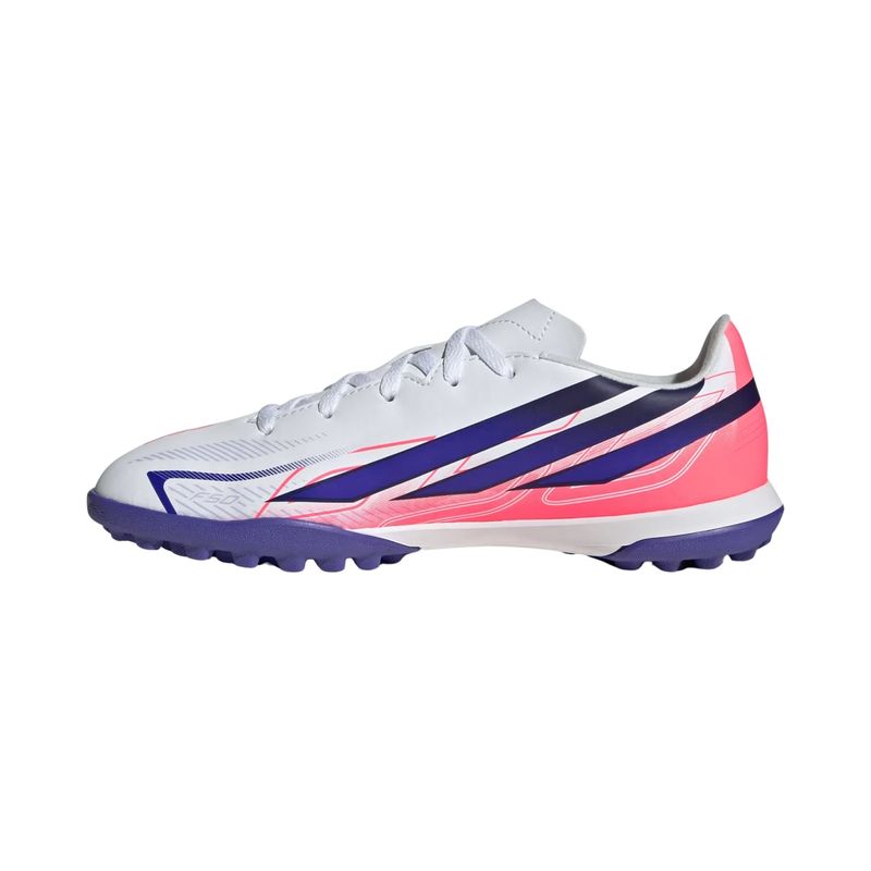 chuteira-society-adidas-f50-hyperfast-club-infantil-branca