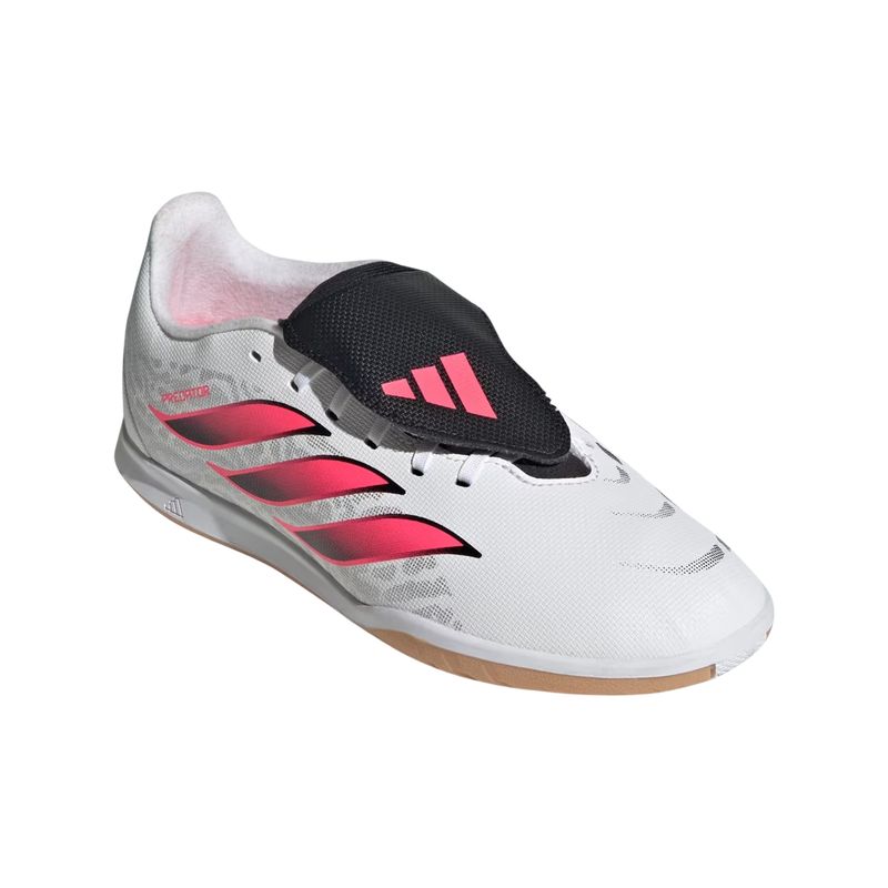 chuteira-futsal-adidas-predator-club-infantil-branca