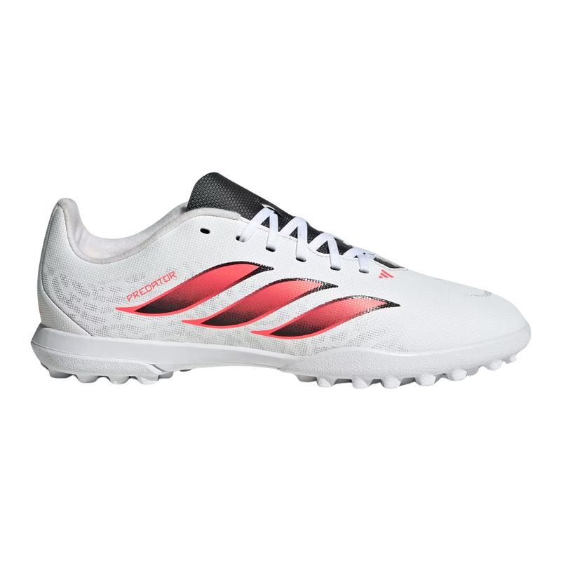 chuteira-society-adidas-predator-club-infantil-branca