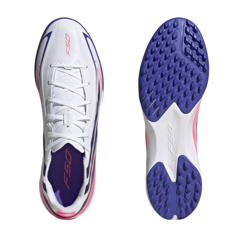 chuteira-society-adidas-f50-hyperfast-league-masculina-branca