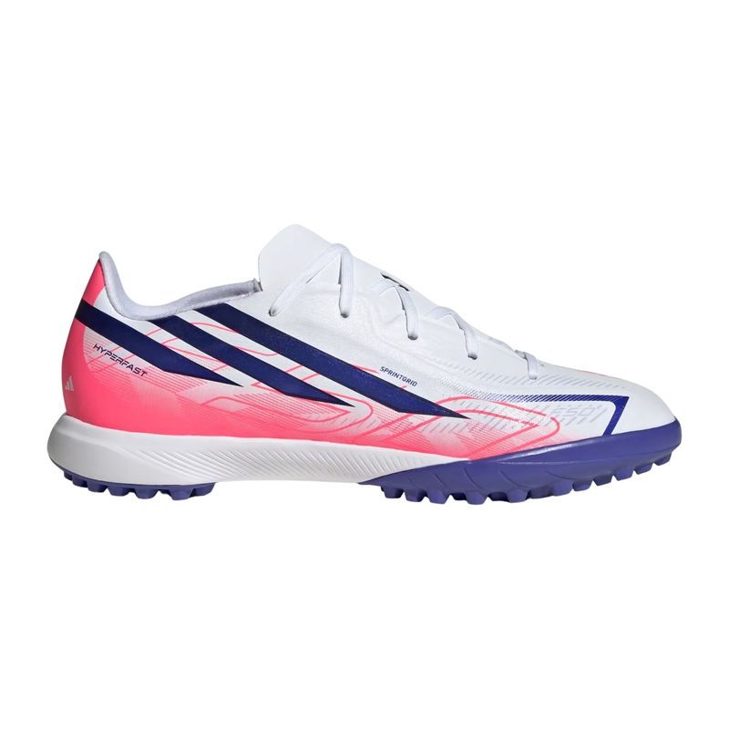 chuteira-society-adidas-f50-hyperfast-league-infantil-branca