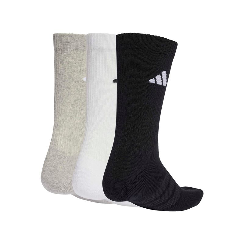 kit-meia-adidas-cano-médio-essentials-3-pares-unissex-branca-preta