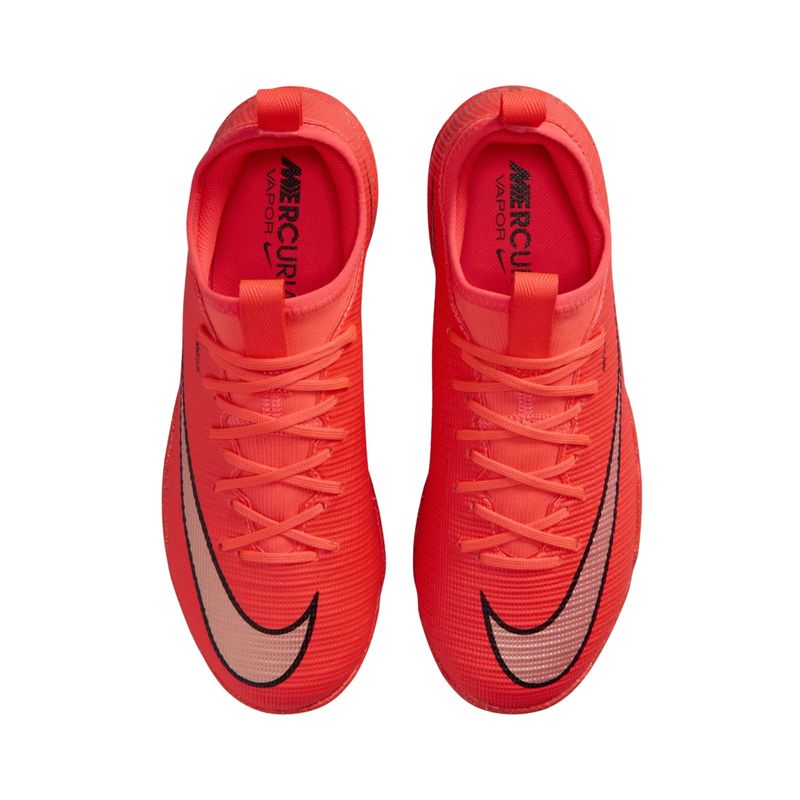 chuteira-society-nike-mercurial-vapor-17-academy-infantil-vermelha
