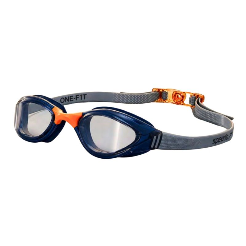 óculos-de-natação-speedo-one-fit-unissex-azul-laranja
