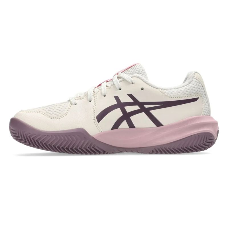 tenis-asics-gel-resolution-x-gs-saibro-infantil-branco-roxo