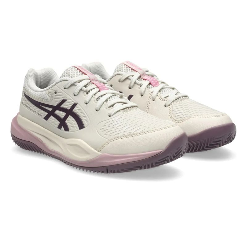 tenis-asics-gel-resolution-x-gs-saibro-infantil-branco-roxo