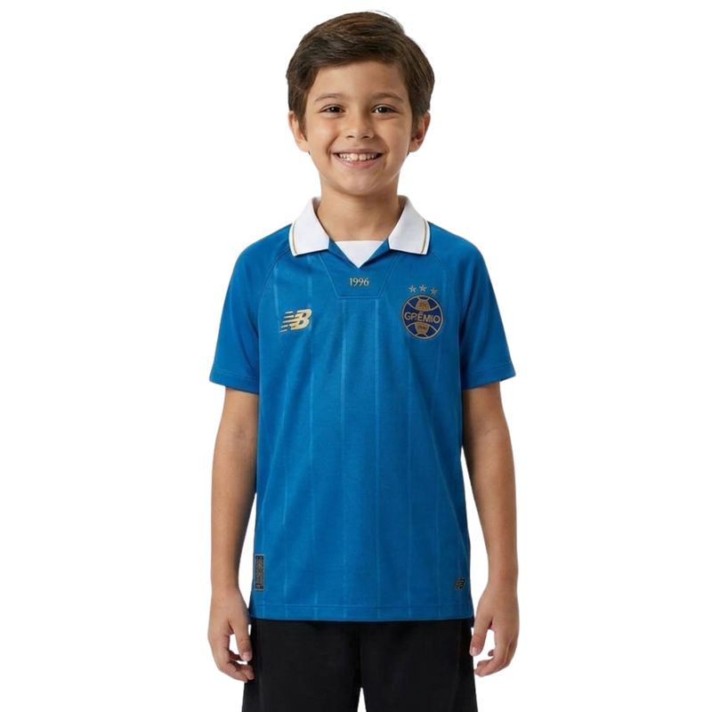 camisa-grêmio-26-27-new-balance-comemorativa-infantil-azul