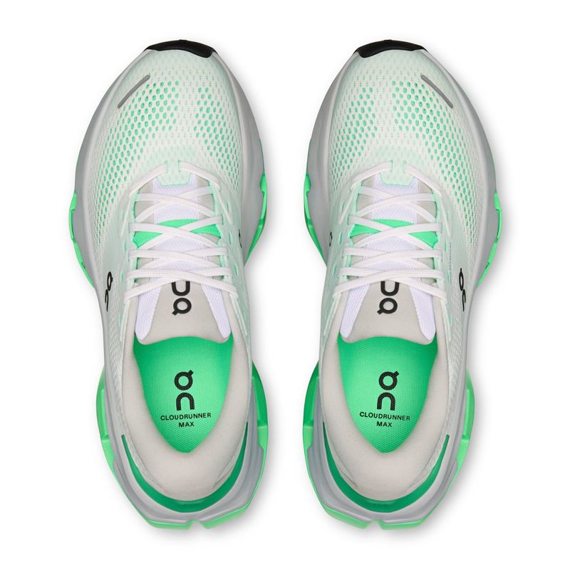 tenis-on-cloudrunner-3-max-femininio-branco-verde
