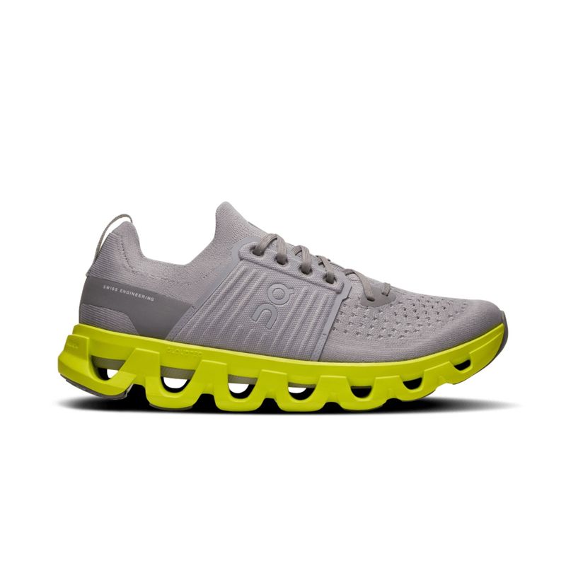 tênis-on-running-cloudswift-4-masculino-cinza-amarelo