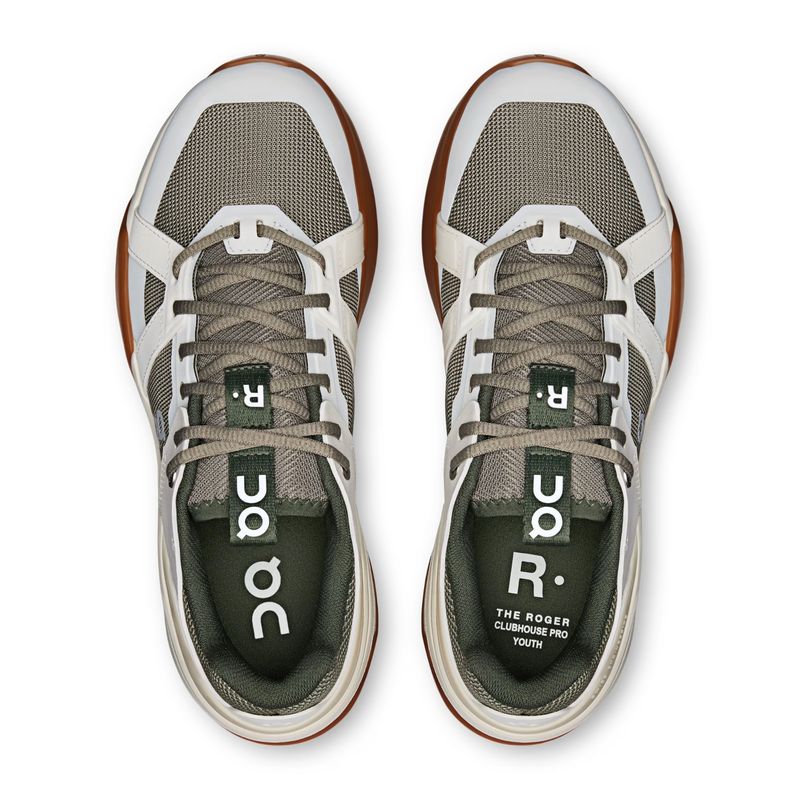 tênis-on-the-roger-clubhouse-pro-youth-all-court-infantil-branco-verde