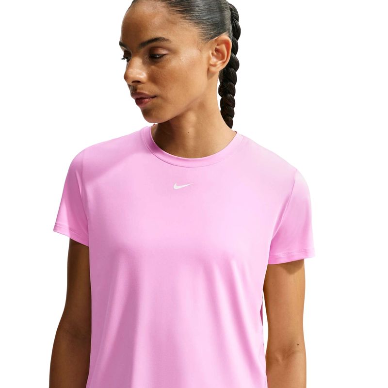 camiseta-nike-dri-fit-one-slim-feminina-rosa-claro