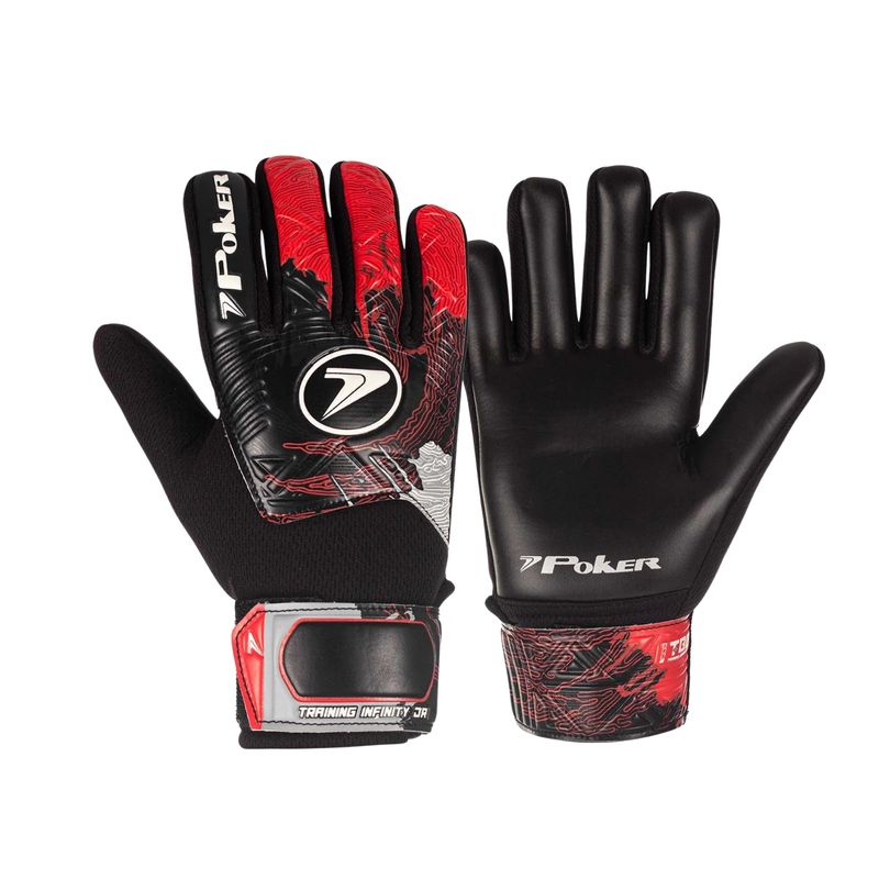 luva-de-goleiro-poker-training-infinity-infantil-preto