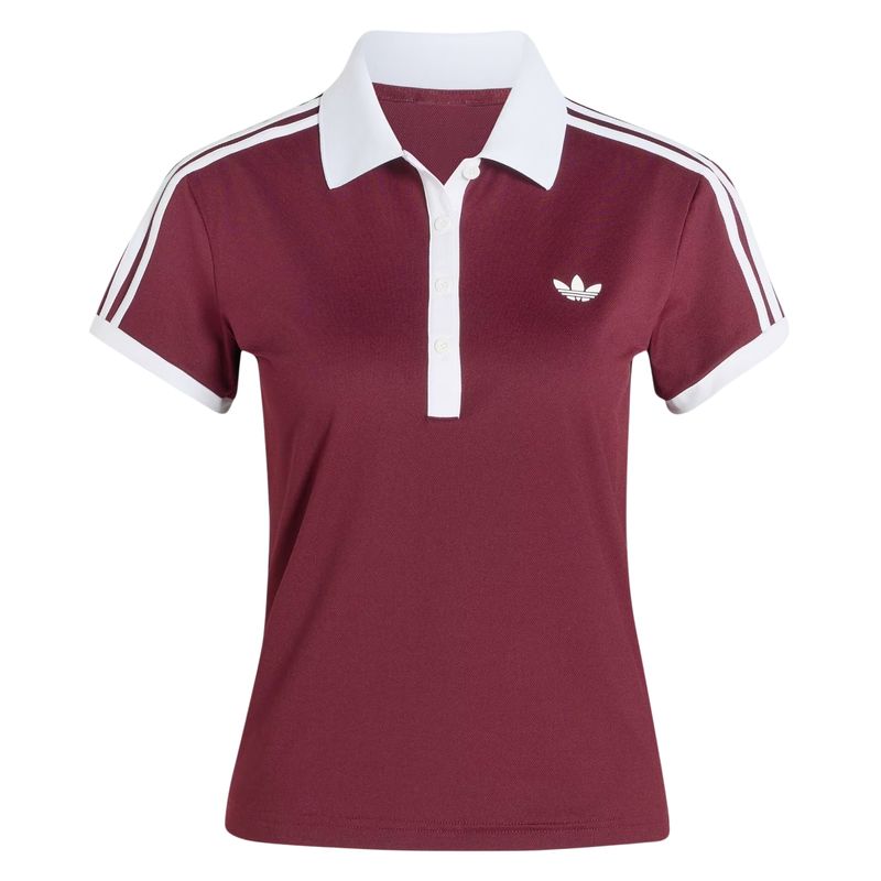 camisa-polo-adidas-tennis-classic-feminina-bordô