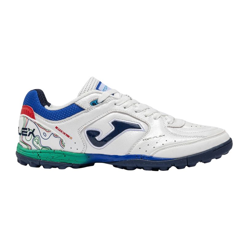 chuteira-society-joma-top-flex-masculina-branca-azul