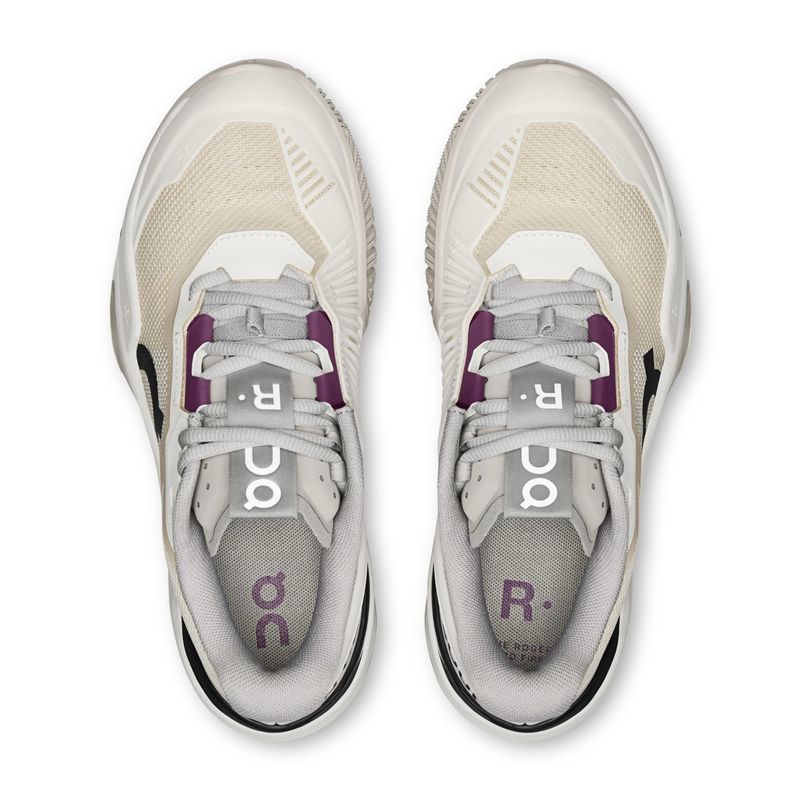 tênis-on-the-roger-pro-fire-quadra-rápida-feminino-bege