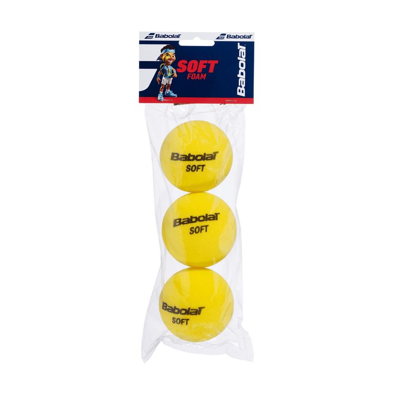 bola-de-tênis-babolat-soft-foam-x3-unissex-amarela