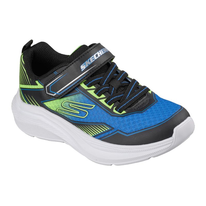tênis-skechers-microspec-velocity-grid-drift-infantil-verde-azul