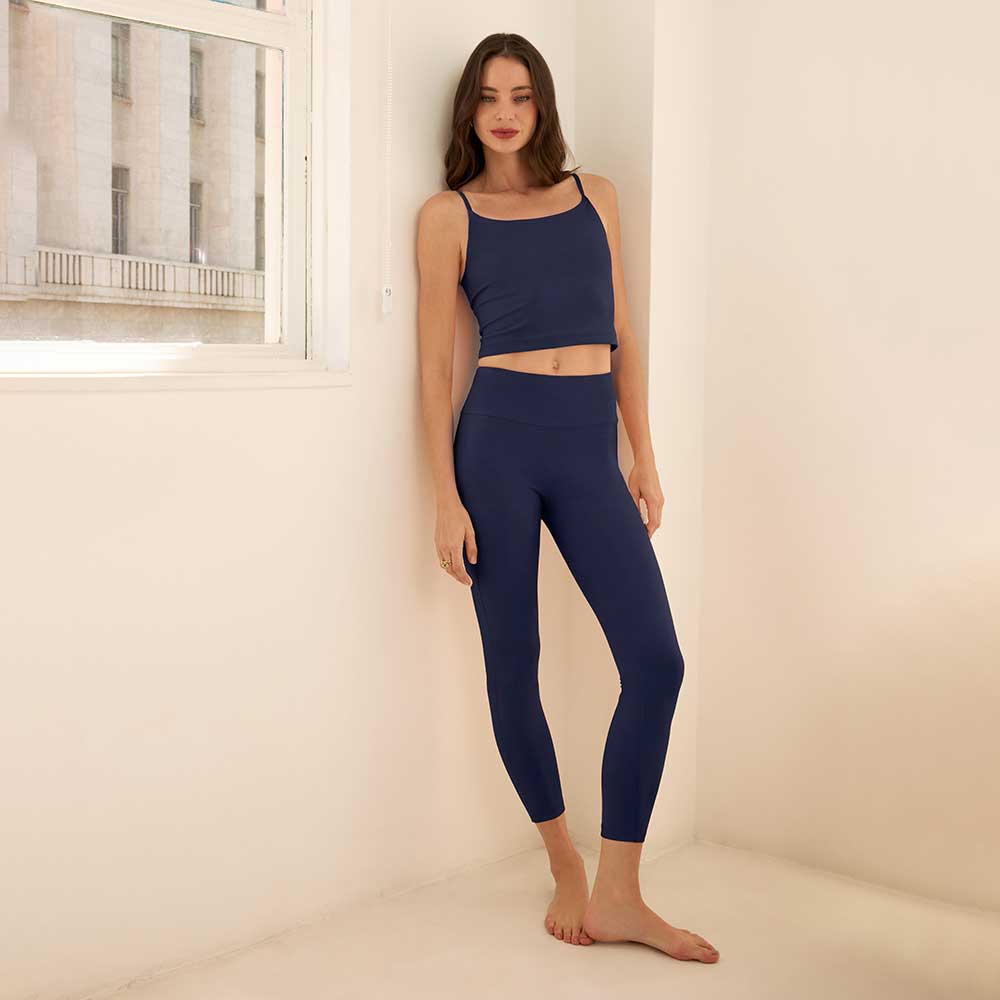 Legging Yoga Marinho Skin Lyra