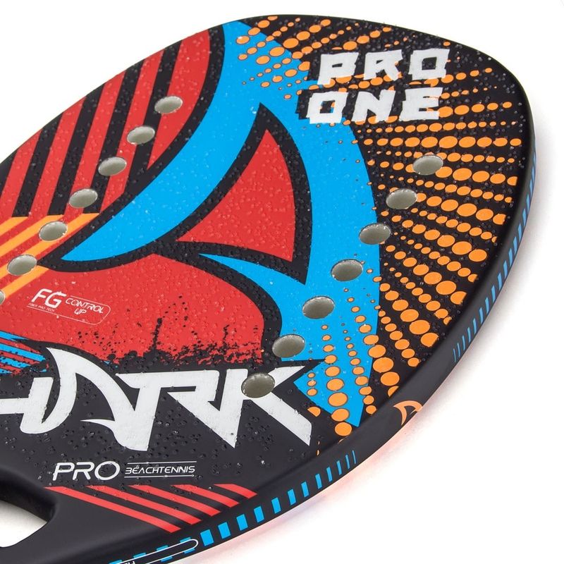 Raquete-de-Beach-Tennis-Shark-Beach-Pro-One-2020---Vermelho-Multicolor