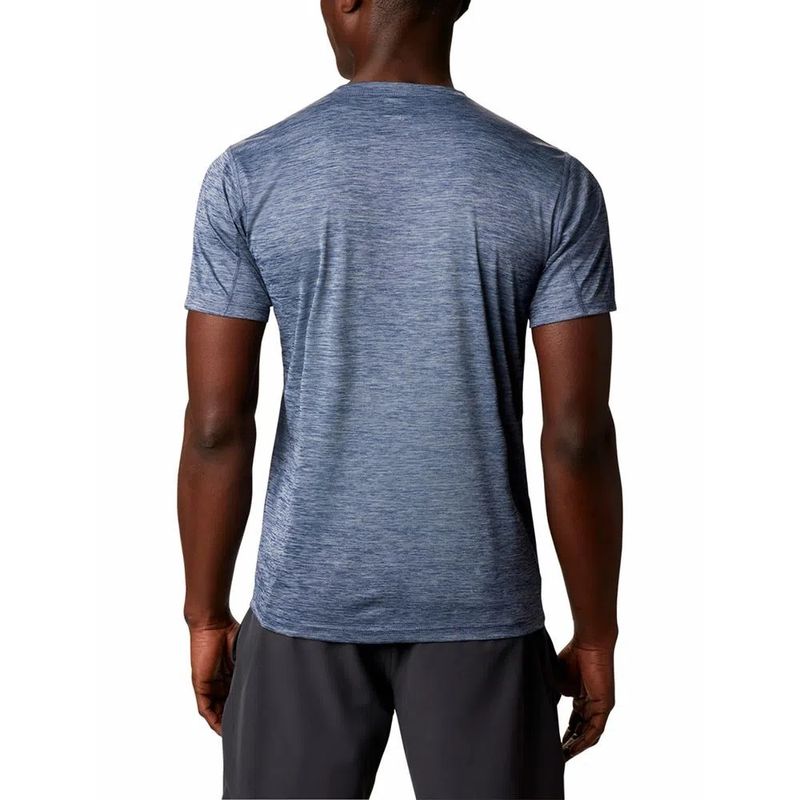 Camiseta Columbia Zero Rules Masculina - Azul Mescla