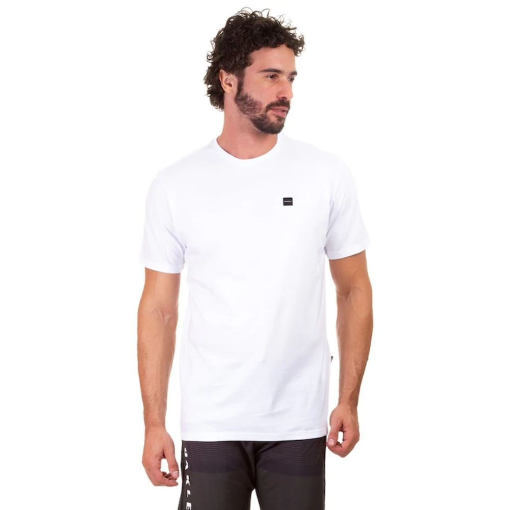 Camiseta Oakley Patch 2.0 Tee Masculina - Branca