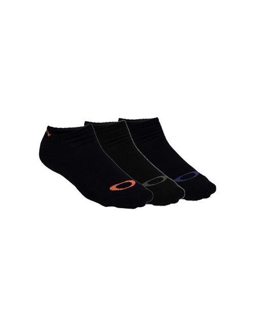Kit Meias Oakley Bark Low Quarter Masculina - Preta