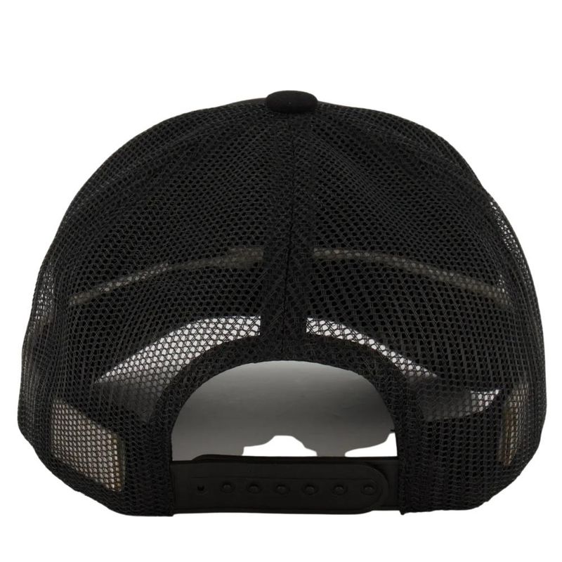 Bone-Oakley-Metal-Ellipse-Trucker-Hat-Masculino---Preto